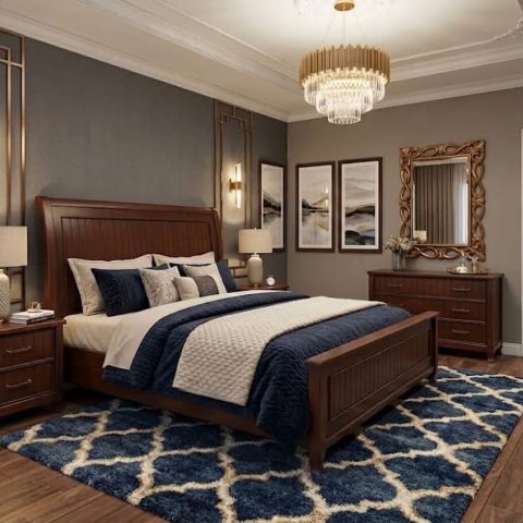 Royal Crest Sleigh Bed