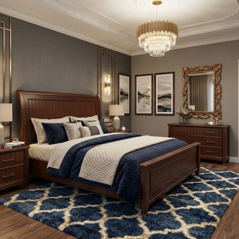 Royal Crest Sleigh Bed
