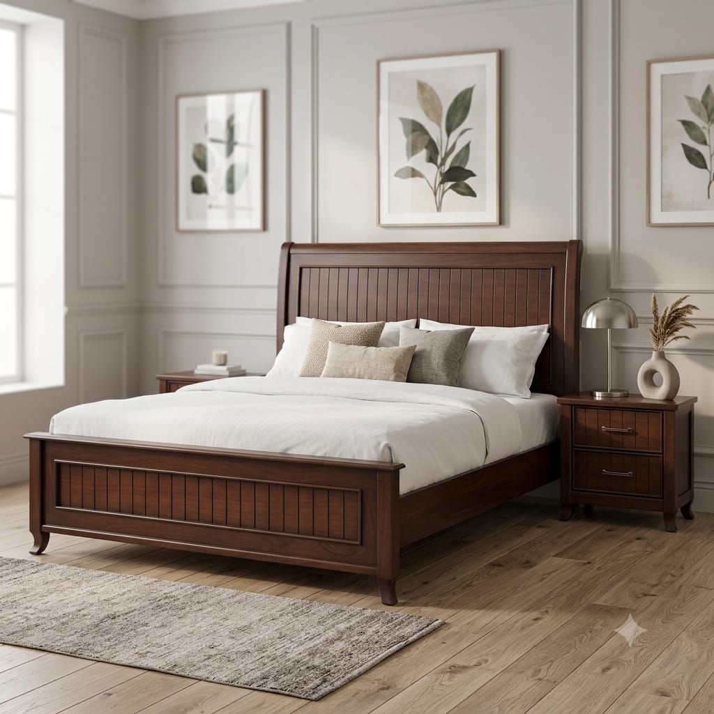Royal Crest Sleigh Bed