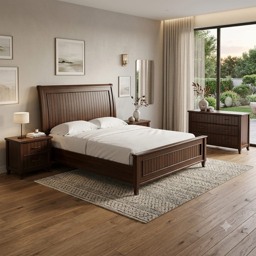 Royal Crest Sleigh Bed