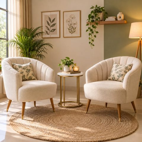 Pearl Chair & Table Set BCS-08