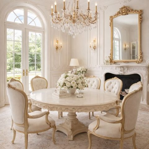 Pearl Round Dining Set DS-04
