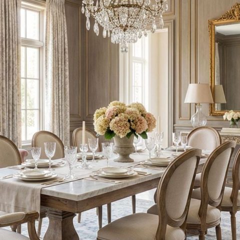 Royal Carved Dining Set DS-06